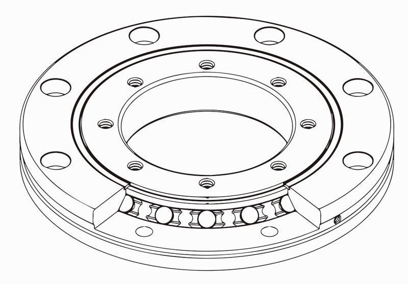 MRU 內外圈整體，帶安裝孔